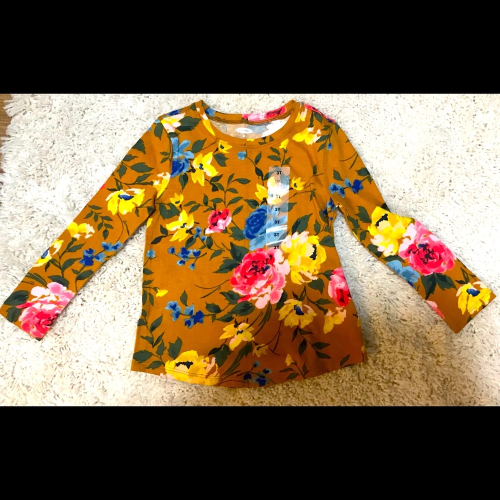 Old Navy, Girl’s Size 3T, Flowered Tee